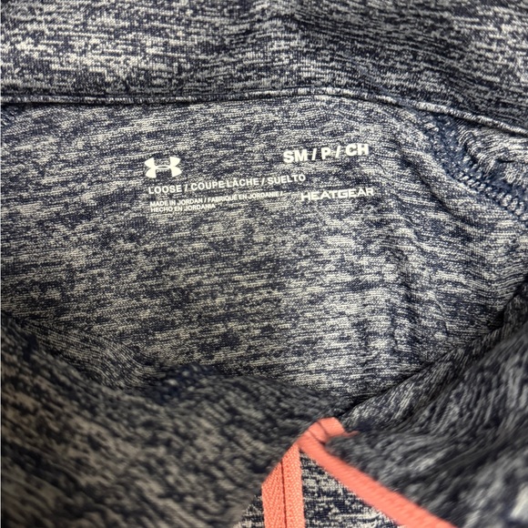 Under Armour Women's Heathered Navy Long Sleeve Top - Picture 2 of 3